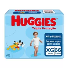  Fralda Huggies Tripla Prot Tamanho Xg Turma Da Mônica