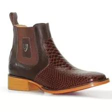 Botina Bota Masculina Country Cano Curto Anaconda Silverado