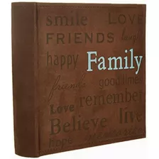 Pioneer Family Text Design Sewn Faux Suede Cover Photo