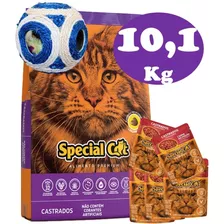 Special Cat Castrado Premium 10.1kg + 5 Sachet + Juguete