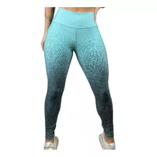 Calça Legging De Academia Fitness Degrade Feminina