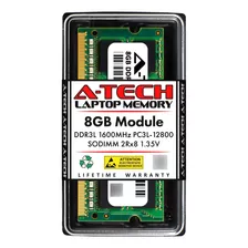 A-tech Memoria Ram 8 Gb Dell Inspiron Ddr3l 1600 Mhz Pcnon V