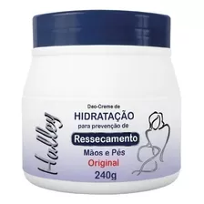 02 Creme Hidratante Antirressecamento P/mãos Pés Halley 240g