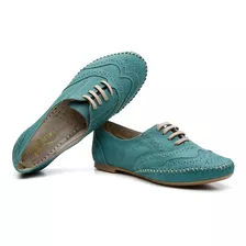 Mocassim Feminino Oxford Casual Sapato Original Confortavel-