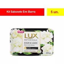 Kit 05 Sabonetes Em Barra Buquê De Jasmin 85g-lux Botanicals