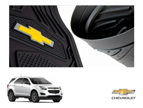 Tapetes Logo Chevrolet + Cajuela Equinox 2010 A 2017 Kit 5pz Foto 5