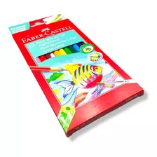 Conjunto De Lapis Aquarela Com Pincel Faber Castell 12 Cores