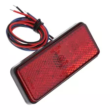 Refletor Led Lámpara De Freio Luz De Advertência Vermelho