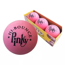 Bouncy Ball Maxflo Premium Rubber Pack De 3 Pelotas Rosas Pa