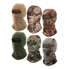 6 Pieces Balaclava Face Mask Motorcycle Windproof Camou...