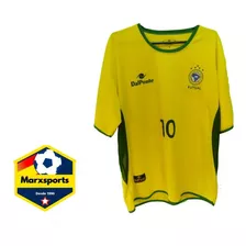 Camisa Seleção Brasileira Futsal Dalponte Núm 10 Tam G