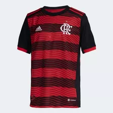 Camisa Infantil Juvenil Flamengo adidas I 2022 2023 Ha8342