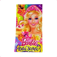 Toalha Infantil Banho Praia Algodão Grande Personagem Barbie