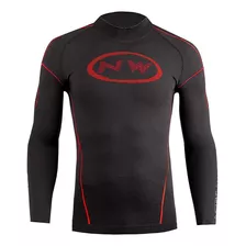 Camisa Northwave Evolution Base Layer Segunda Pele Pt E Verm