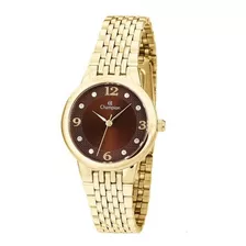 Relógio Feminino Champion Dourado Ch24857r Pequeno