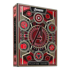 Theory11 Avengers Red Edition Premium Playing Cards - Mar...