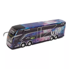 Miniatura Ônibus Util Evolution Modelo G8 Double Decker 30cm