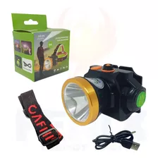 Linterna Frontal Led Recargable Multifuncional Cafini