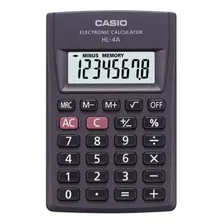 Calculadora Casio Hl-4a - Color Negro