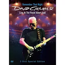 David Gilmour: Recuerde Que La Noche - En Vivo Desde El Roya