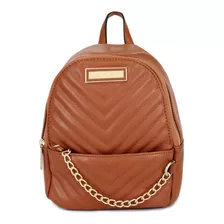 Mini Mochila De Mujer Shak Camel Carven