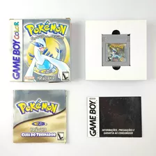 Pokémon Silver Nintendo Game Boy Nacional Na Caixa