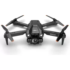 Drone Kfplan 3 Kf610 3.0 Con Dual Cámara Hd Negro 2.4ghz 3 Baterías