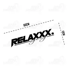 Sticker Adhesivo Relaxxx 60x13 Para Auto 