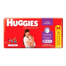 Fralda Huggies Roupinha Supreme Care M - 72 Fraldas