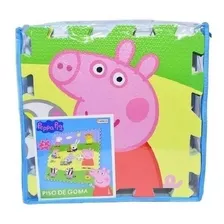 Piso De Goma Eva Encastrable Anti Golpes Peppa Pig 