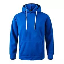 Moletom Liso Feminino E Masculino Canguru Blusa De Frio