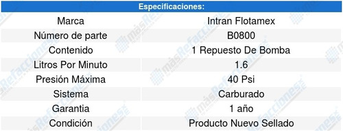 Repuesto Bomba Gasolina Volvo 940 2.3l L4 91-95 Intran Foto 2