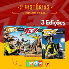 Combo Tex Coleção 500 A 502 3 Edições 2 Histórias Completas