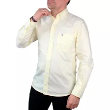 Camisa Casual Hombre Lec Lee Amarillo