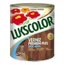 Verniz Base Água Madeira Cores 900ml Lukscolor Móveis 1/4 