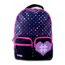 Mochila Dash Since Juvenil Lunares De Colores,