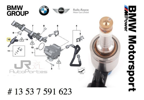 Inyector De Combustible Mini N14/n18 - Bmw F20/f21 10-16 Foto 3