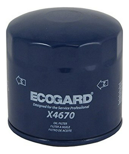 Filtro De Aceite Ecogard X4670 Para Dodge Ram 1500 Foto 2