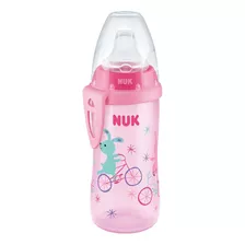 Vaso Para Bebés Antiderrame Nuk Active Cup De Conejo Color Rosa De 300ml