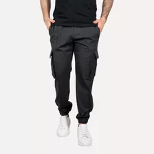 Calça Jogger Calvin Klein Com Cadarço Chumbo