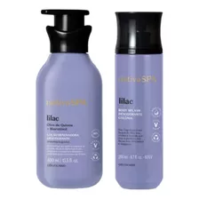 Combo Nativa Spa Lilac: Loção Corporal 400ml + Body Splash 200ml