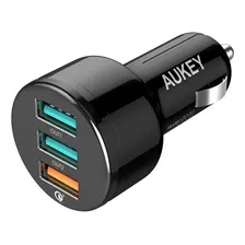 Cargador De Auto Aukey 3 Salidas