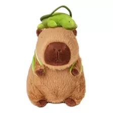 Pelucia Mamãe Capivara Super Fofo Com Mochila Super Macio