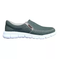 Zapatilla Pancha Nautica Elastico Lona Tigan Hombre 39 Al 45