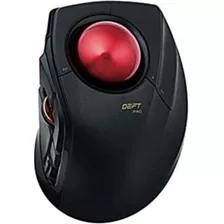 Elecom Deft Pro Trackball Mouse, Cableado, Inalámbrico, 8