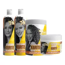 Kit Karité Soul Power 4 Produtos Vegano Completo Grande