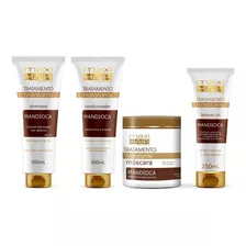 Kit Mandioca Hidratação Nutrição E Crescimento Maxi Hair