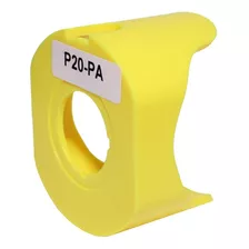 Protetor Plástico Amarelo Botão Emergência 22mm P20-pa