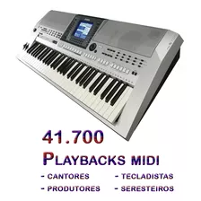  41.700 Playbacks Midi - Ótimo Para Produção Musical