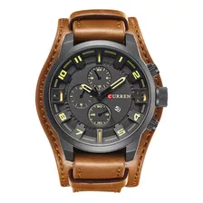 Reloj Curren 8225 De Cuero Y Cuarzo Para Hombre